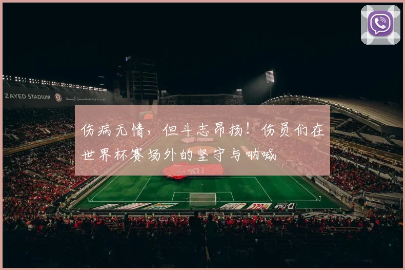 伤病无情，但斗志昂扬！伤员们在世界杯赛场外的坚守与呐喊